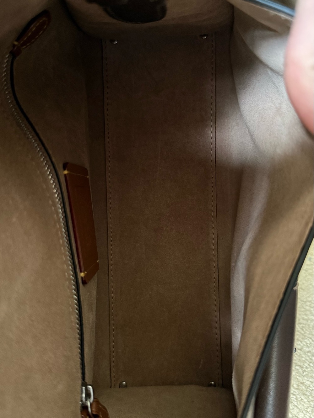 Coach Cargo Turnlock Soft Tabby Shoulder Bag Maple - Picture 8 of 9